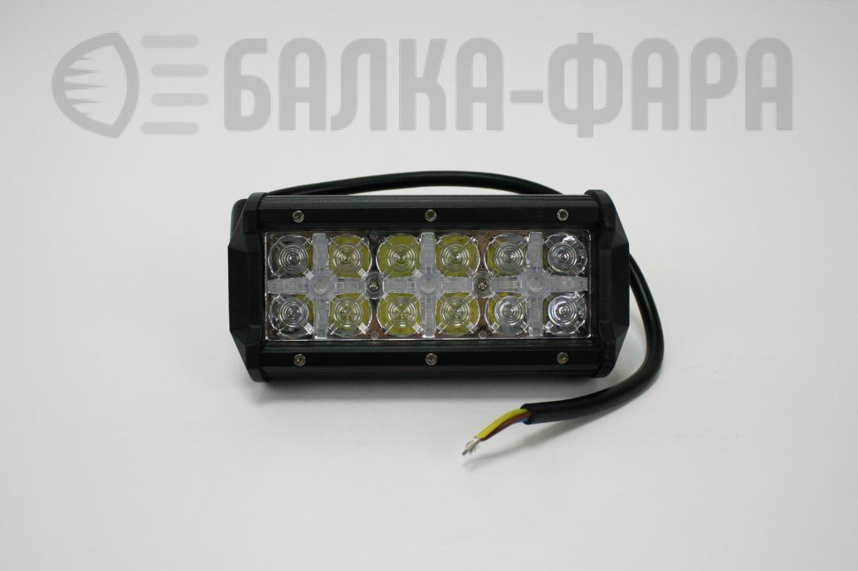 Балка дальнего света, 36 Ватт, с линзами 7D